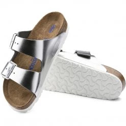 Birkenstock Men Arizona Soft Footbed Natural Leather