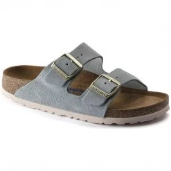 Birkenstock Men Arizona Soft Footbed Suede Leather