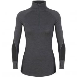 Icebreaker Women's BodyfitZone™ Merino 260 Zone Long Sleeve Half Zip Thermal Top