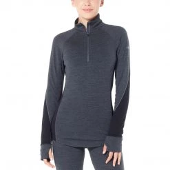 Icebreaker Women's BodyfitZone™ Merino 260 Zone Long Sleeve Half Zip Thermal Top 8 Icebreaker Women's BodyfitZone™ Merino 260 Zone Long Sleeve Half Zip Thermal Top