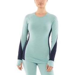 Icebreaker Women's BodyfitZone Merino 260 Zone Long Sleeve Crewe Thermal Top