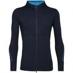 Icebreaker Men's Merino Quantum II Long Sleeve Zip Hood Jacket