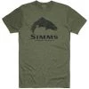 Simms Fishing Men's Wood Trout Fill T-Shirt