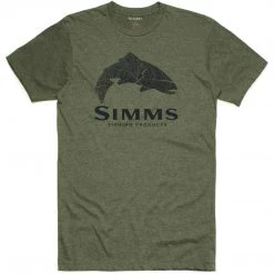 Simms Fishing Men's Wood Trout Fill T-Shirt