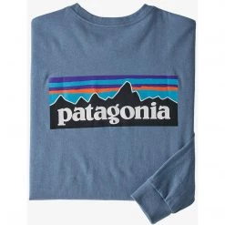 Patagonia Men's Long-Sleeved P-6 Logo Responsibili-Tee