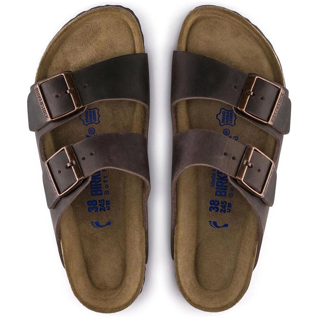 Birkenstock Men Arizona Soft Footbed Oiled Nubuck Leather 7 Birkenstock Men Arizona Soft Footbed Oiled Nubuck Leather