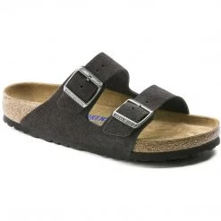 Birkenstock Men Arizona Soft Footbed Suede Leather