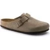 Birkenstock Boston Soft Footbed Suede Leather Men