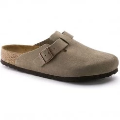 Birkenstock Boston Soft Footbed Suede Leather Men