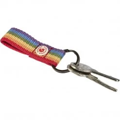 Fjallraven Camp & Hike Kanken Rainbow Keyring