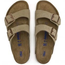 Birkenstock Men Arizona Soft Footbed Suede Leather