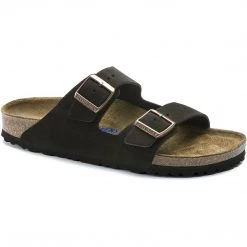 Birkenstock Men Arizona Soft Footbed Suede Leather