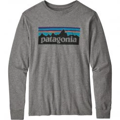 Patagonia Boys' Long-Sleeved Graphic Organic T-Shirt Kids