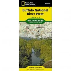 National Geographic Maps Buffalo National River West Map Camp & Hike