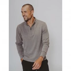 The Normal Brand Men's Puremeso Quarter Zip Pullover
