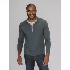The Normal Brand Men's Puremeso Quarter Zip Pullover