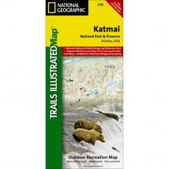 National Geographic Maps Camp & Hike Katmai National Park And Preserve Map