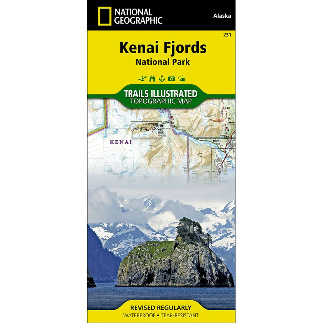 National Geographic Maps Camp & Hike Kenai Fjords National Park Map 3 National Geographic Maps Camp & Hike Kenai Fjords National Park Map