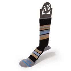 FITS Light Hiker Block Stripe Crew Socks