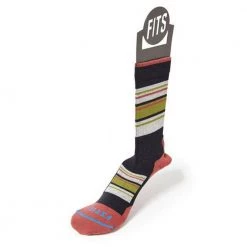 FITS Light Hiker Block Stripe Crew Socks