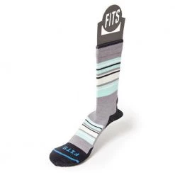 FITS Light Hiker Block Stripe Crew Socks