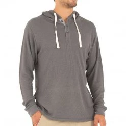 Free Fly Men's Bamboo Waffle Hoody