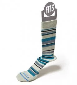 FITS Medium Hiker Striped Crew Socks