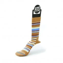 FITS Medium Hiker Striped Crew Socks