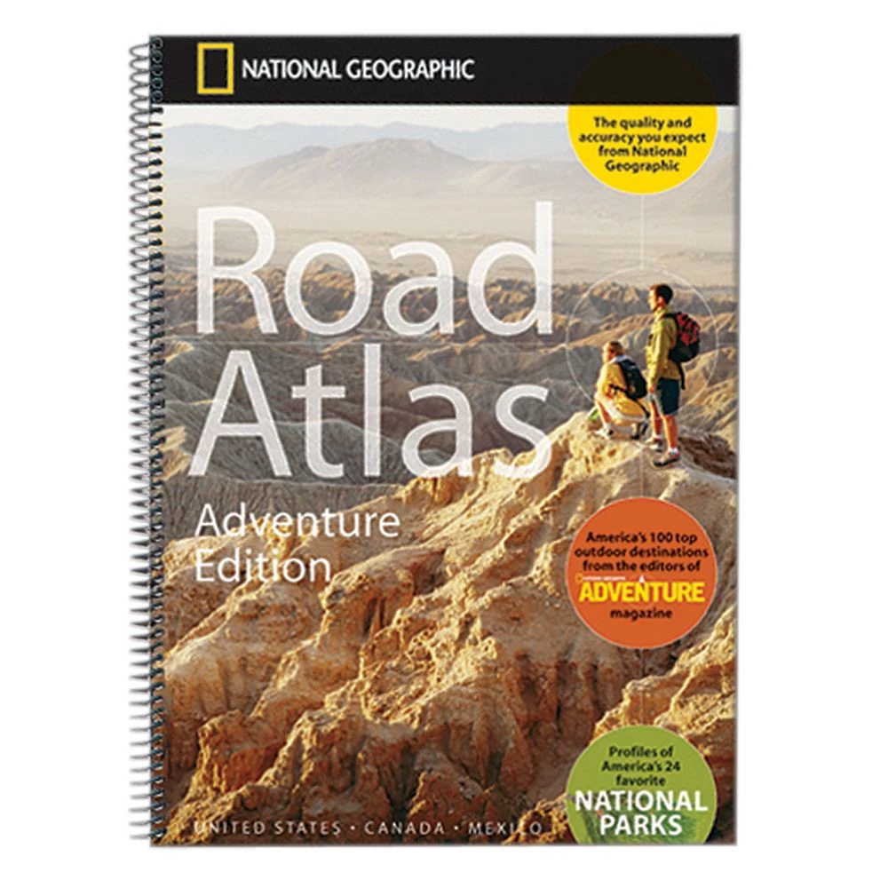 National Geographic Maps Camp & Hike Road Atlas, Adventure Edition 3 National Geographic Maps Camp & Hike Road Atlas, Adventure Edition