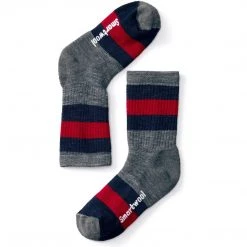 Smartwool Kids' Hike Medium Striped Crew Socks
