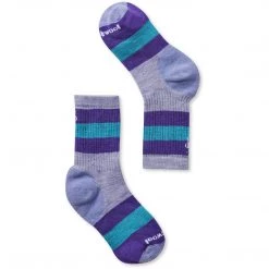 Smartwool Kids' Hike Medium Striped Crew Socks