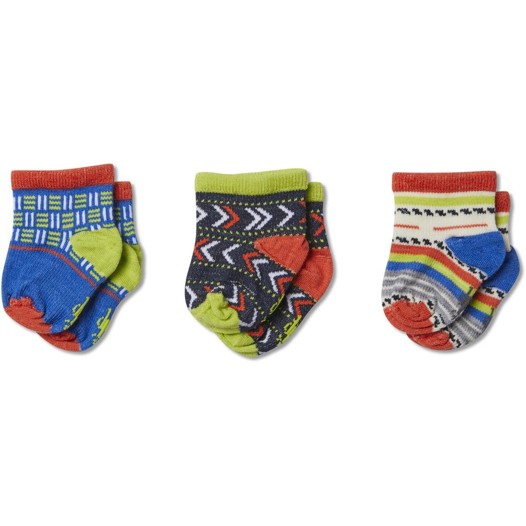 Smartwool Baby Bootie Batch Socks Trio Gift Box - Clearance Kids 4 Smartwool Baby Bootie Batch Socks Trio Gift Box - Clearance Kids