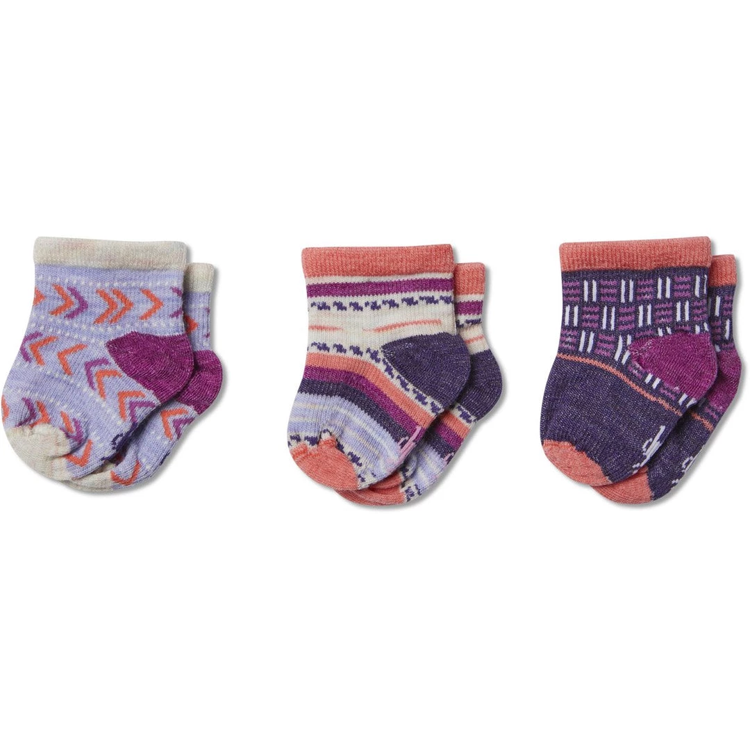 Smartwool Baby Bootie Batch Socks Trio Gift Box - Clearance Kids 5 Smartwool Baby Bootie Batch Socks Trio Gift Box - Clearance Kids