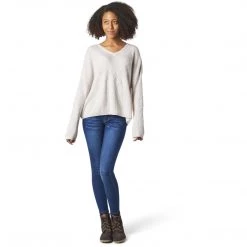 Smartwool Women's Shadow Pine Cable V-Neck Sweater - Clearance