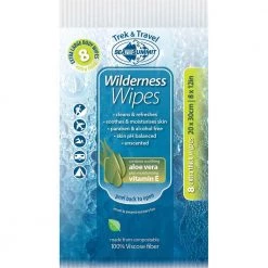 Sea To Summit Trek & Travel Wilderness Bath Wipes XL-8 Pack Camp & Hike