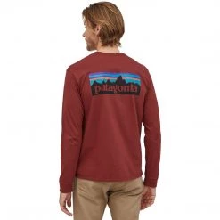 Patagonia Men's Long-Sleeved P-6 Logo Responsibili-Tee