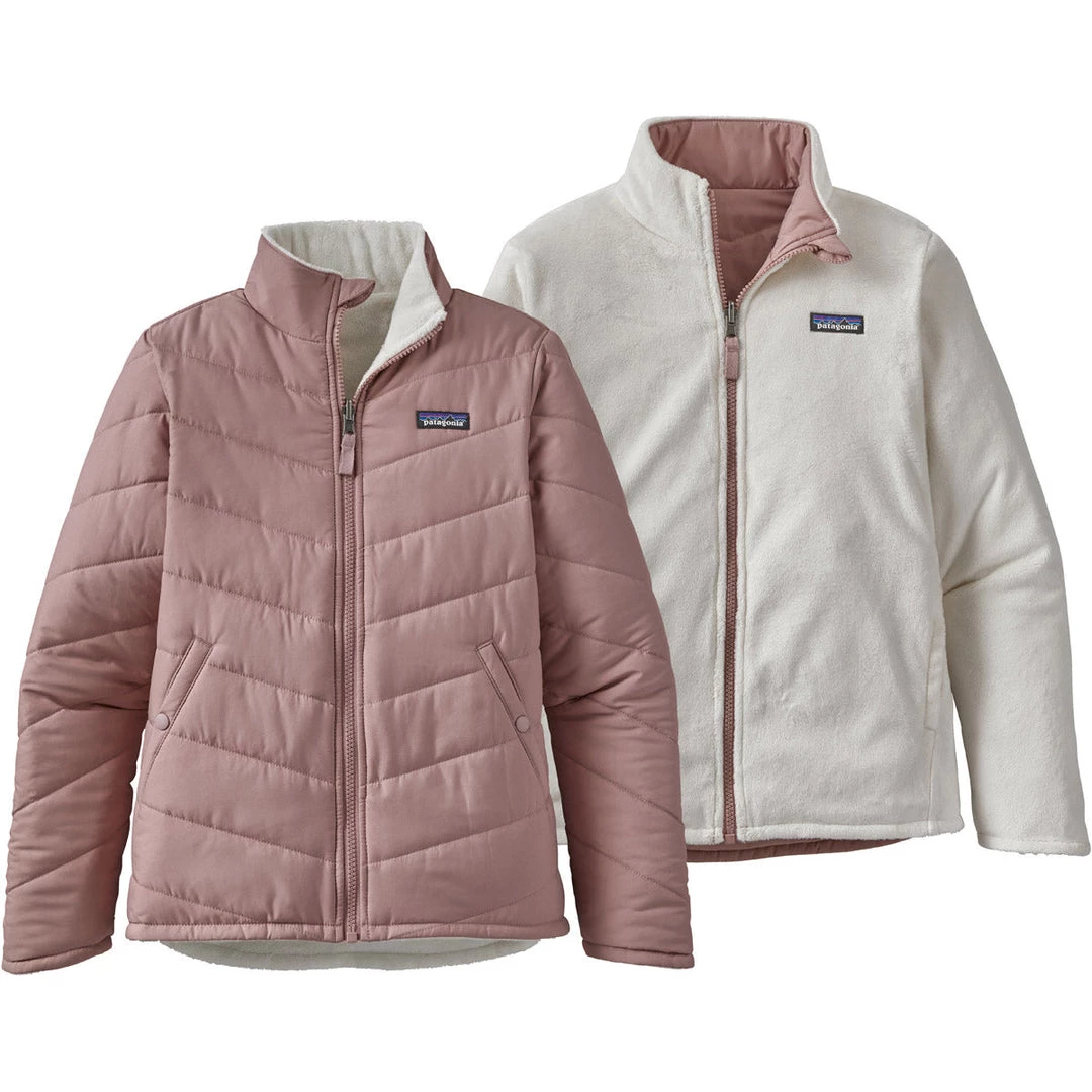 Patagonia Girls' Reversible Snow Flower Jacket - Clearance Kids 4 Patagonia Girls' Reversible Snow Flower Jacket - Clearance Kids