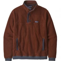 Patagonia Men's Shearling Fleece Button Pullover - Clearance