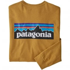 Patagonia Men's Long-Sleeved P-6 Logo Responsibili-Tee