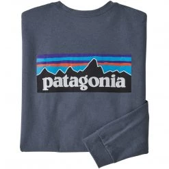 Patagonia Men's Long-Sleeved P-6 Logo Responsibili-Tee