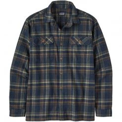 Patagonia Men's Long-Sleeved Organic Cotton Midweight Fjord Flannel Shirt - Clearance