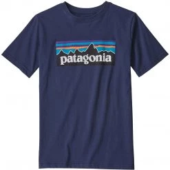 Patagonia Kids Boys' P-6 Logo Organic Cotton T-Shirt