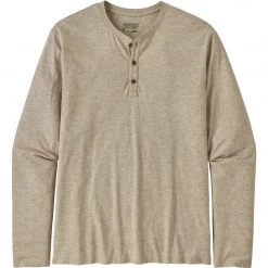 Patagonia Men's Long-Sleeved Organic Cotton Lightweight Henley Pullover - Clearance