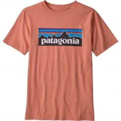 Patagonia Kids Boys' P-6 Logo Organic Cotton T-Shirt