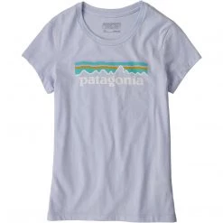 Patagonia Kids Girls' Pastel P-6 Logo Organic T-Shirt