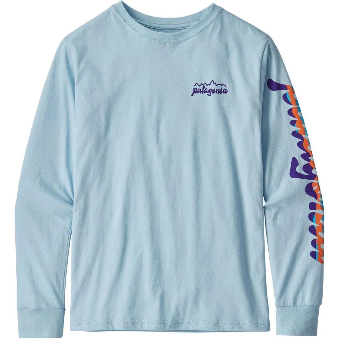 Patagonia Boys' Long-Sleeved Graphic Organic T-Shirt Kids 4 Patagonia Boys' Long-Sleeved Graphic Organic T-Shirt Kids