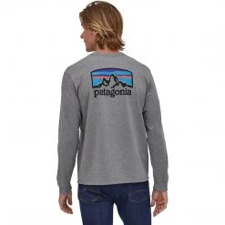 Patagonia Men's Long-Sleeved Fitz Roy Horizons Responsibili-Tee
