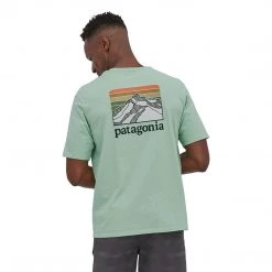 Patagonia Men's Line Logo Ridge Pocket Responsibili-Tee