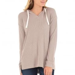 Free Fly Women's Bamboo Waffle Hoody
