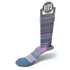 FITS Women's Casual Infinity Stripe Crew Socks